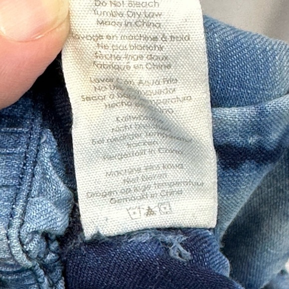 PJ Salvage Tie Dye 100% Cotton Raw Hem Lounge Pajama Sleep Pants - Navy - Small - Picture 10 of 10